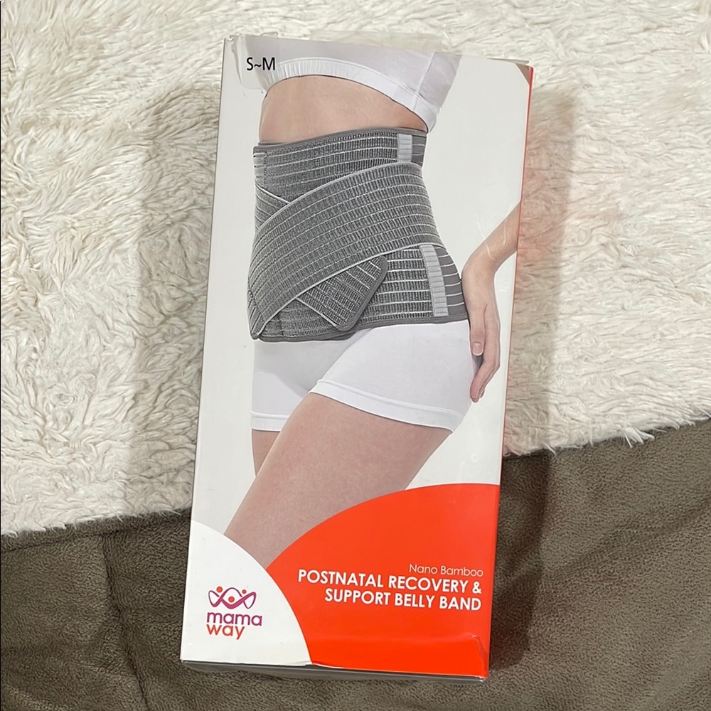 New Nano Bamboo Postnatal Postpartum Recovery & Support Belly Band size S/m